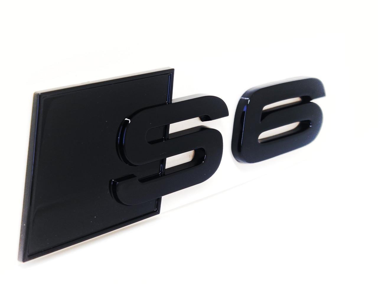 Напис Audi S6 Емблема Black gloss (2331169826)