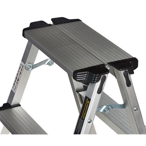 Лестница двухсторонняя алюминиевая Кентавр 4Д (000148550) - фото 3