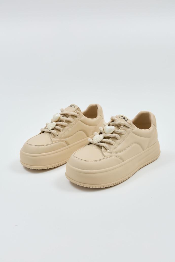 Слипоны женские LONZA 198894 р. 38 Бежевый (21433_38) - фото 3