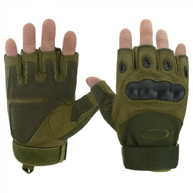 Перчатки безпалые военные Clefers Tactical GLV XL Зеленый (5102112)