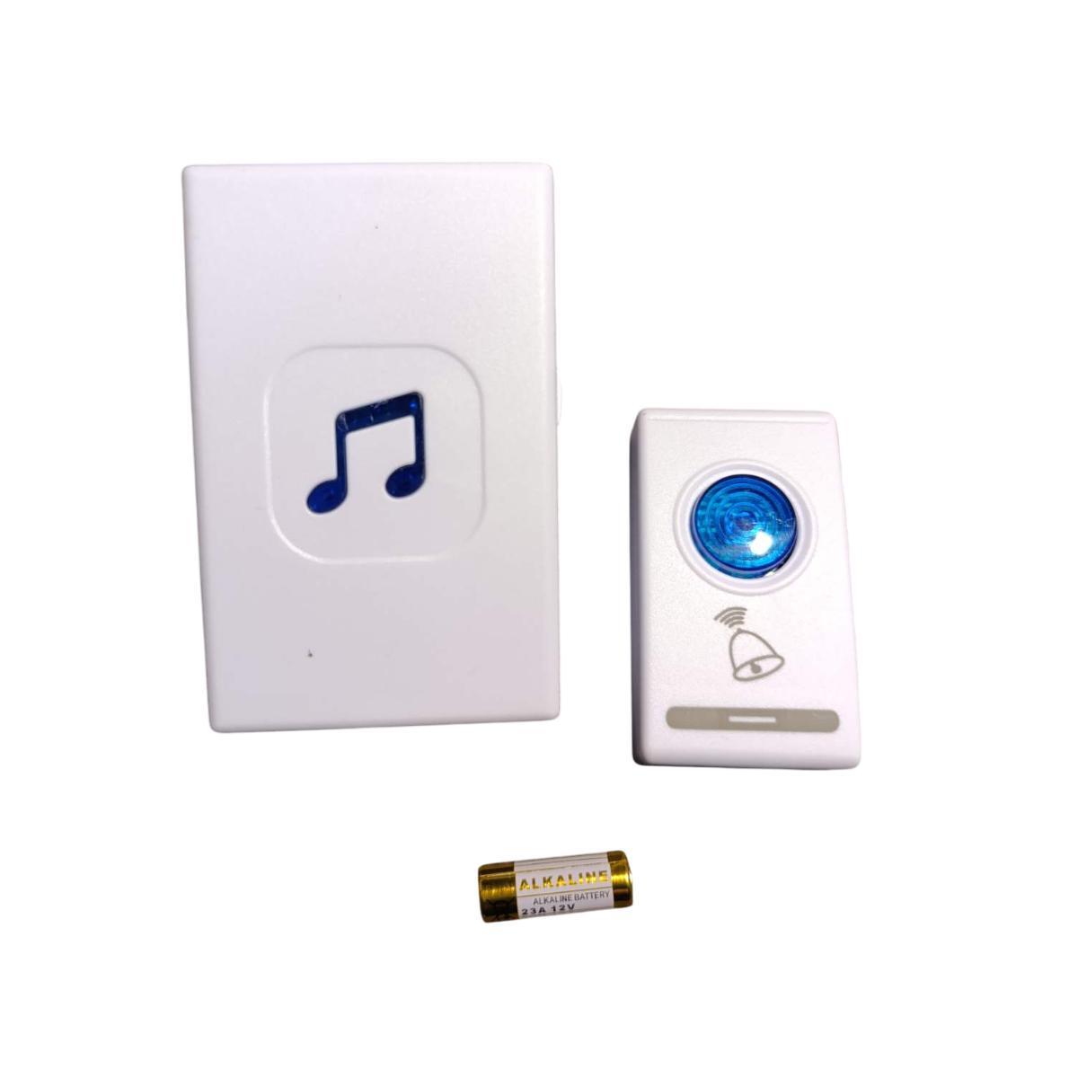 Звонок дверной беспроводной KAMSANG DOORBELL WL-648 32 мелодии приемник в розетку 220V White/Blue (200284) - фото 4 Звонок дверной беспроводной KAMSANG DOORBELL WL-648 32 мелодии приемник в розетку 220V White/Blue (200284) - фото 4