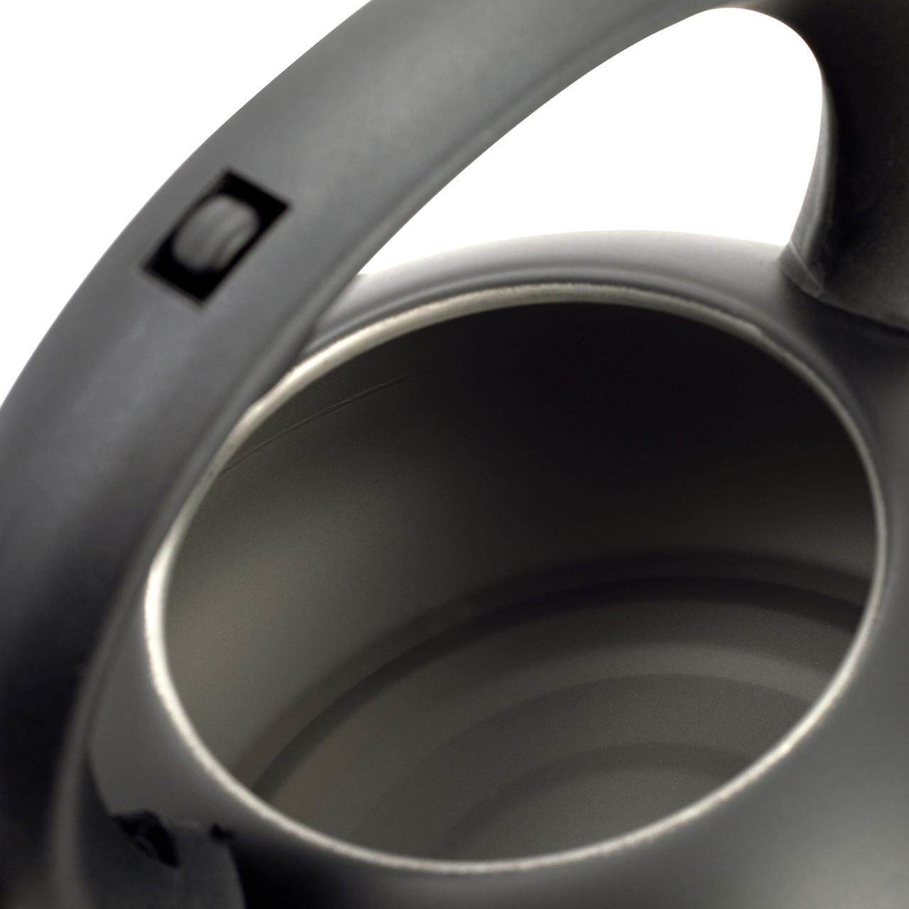 Чайник Ofenbach из нержавеющей стали со свистком 2,5 л Черный (100302) - фото 2 Чайник Ofenbach из нержавеющей стали со свистком 2,5 л Черный (100302) - фото 2