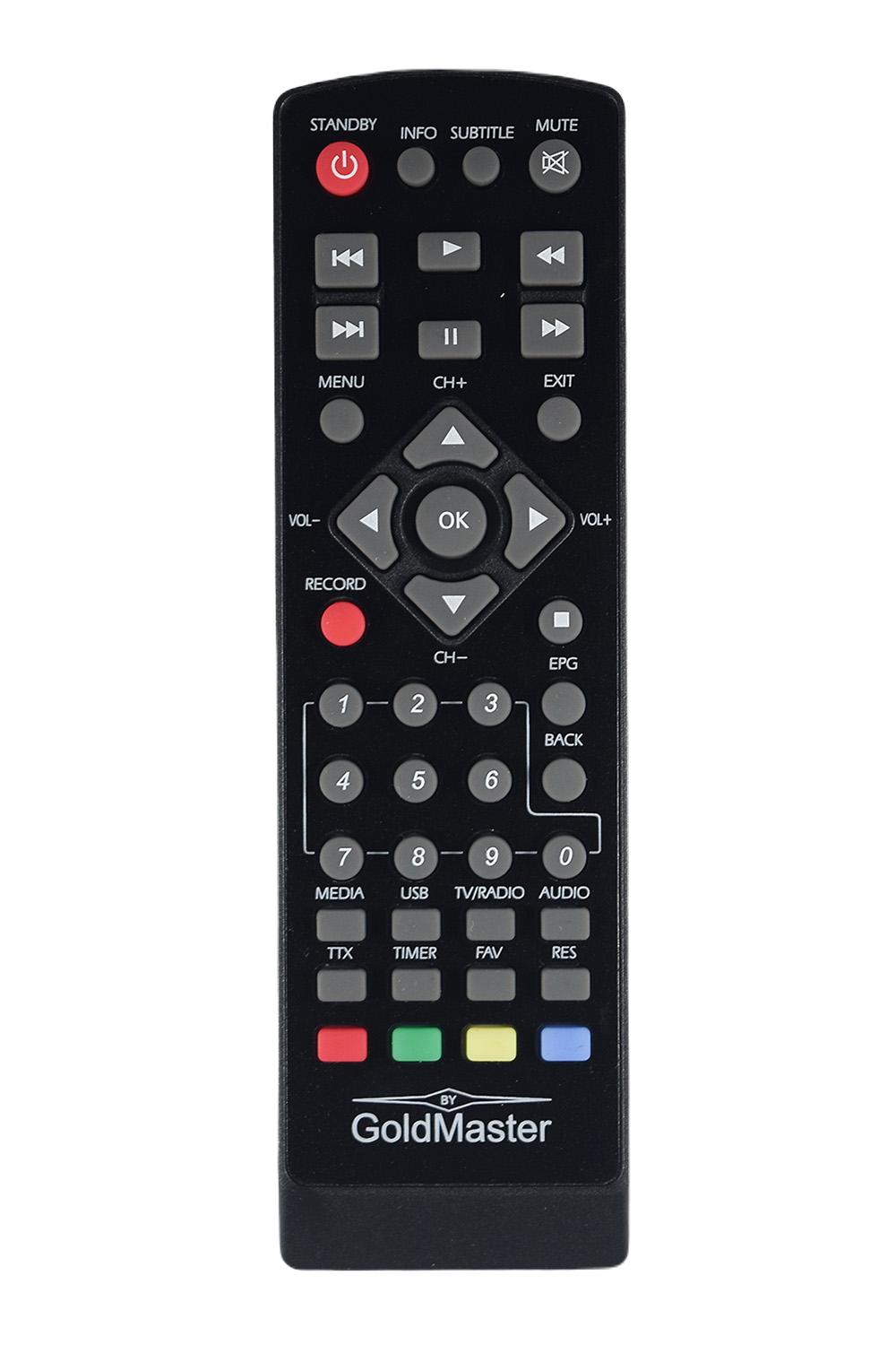 Пульт для DVB-T2 тюнера Goldmaster T23CI (310)