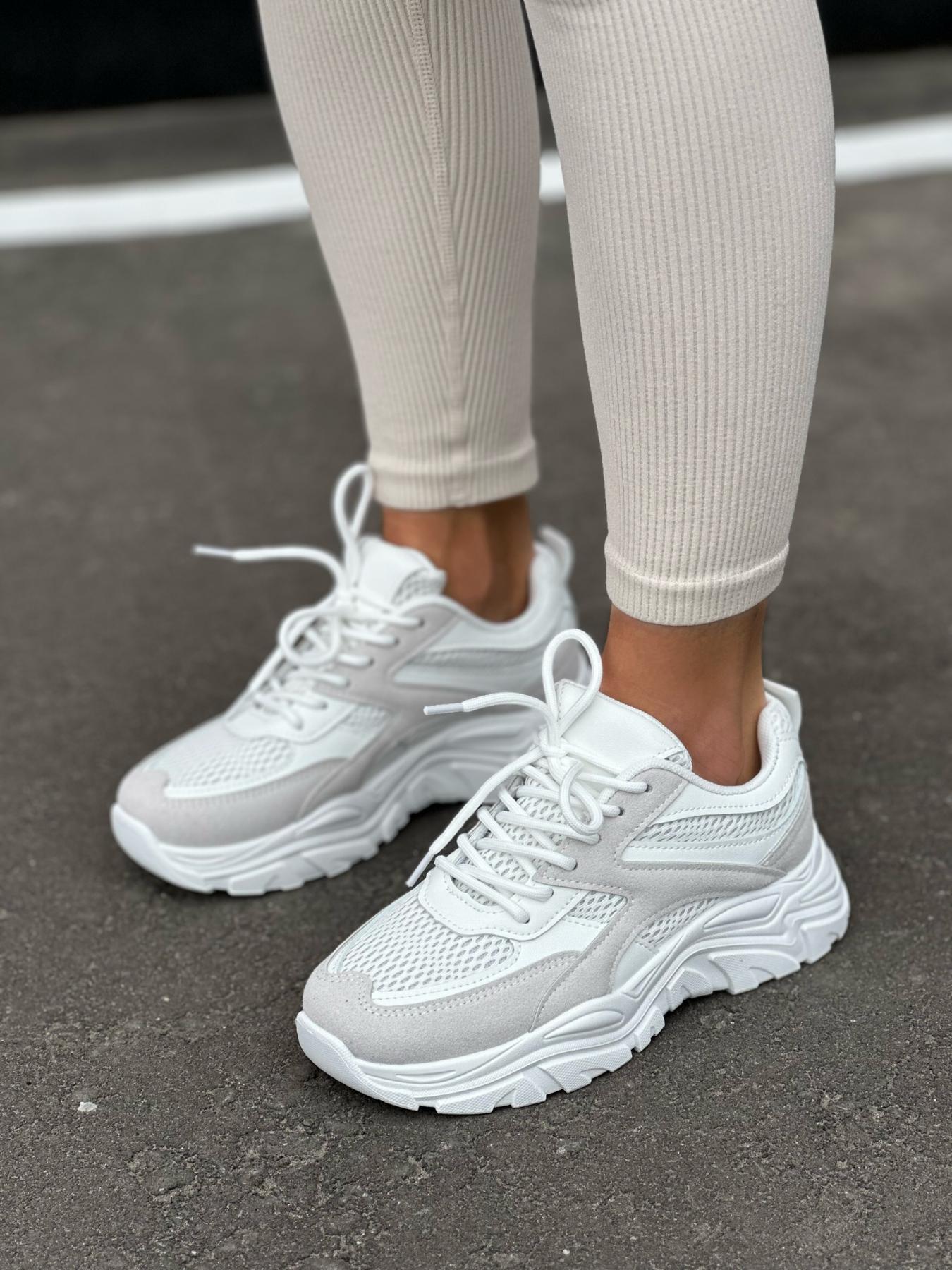 Кроссовки женские замша/текстиль р. 40 Белый (2224476s5) - фото 6 Кроссовки женские замша/текстиль р. 40 Белый (2224476s5) - фото 6