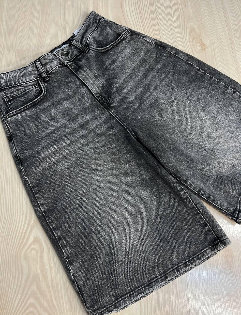 Шорты женские джинсовые Zeo Basic 4868 бермуды р. 42 Серый (26389117) - фото 3