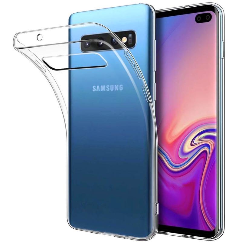 Чохол Silicone Case WS Samsung S10 (G973) Прозрачный - фото 1