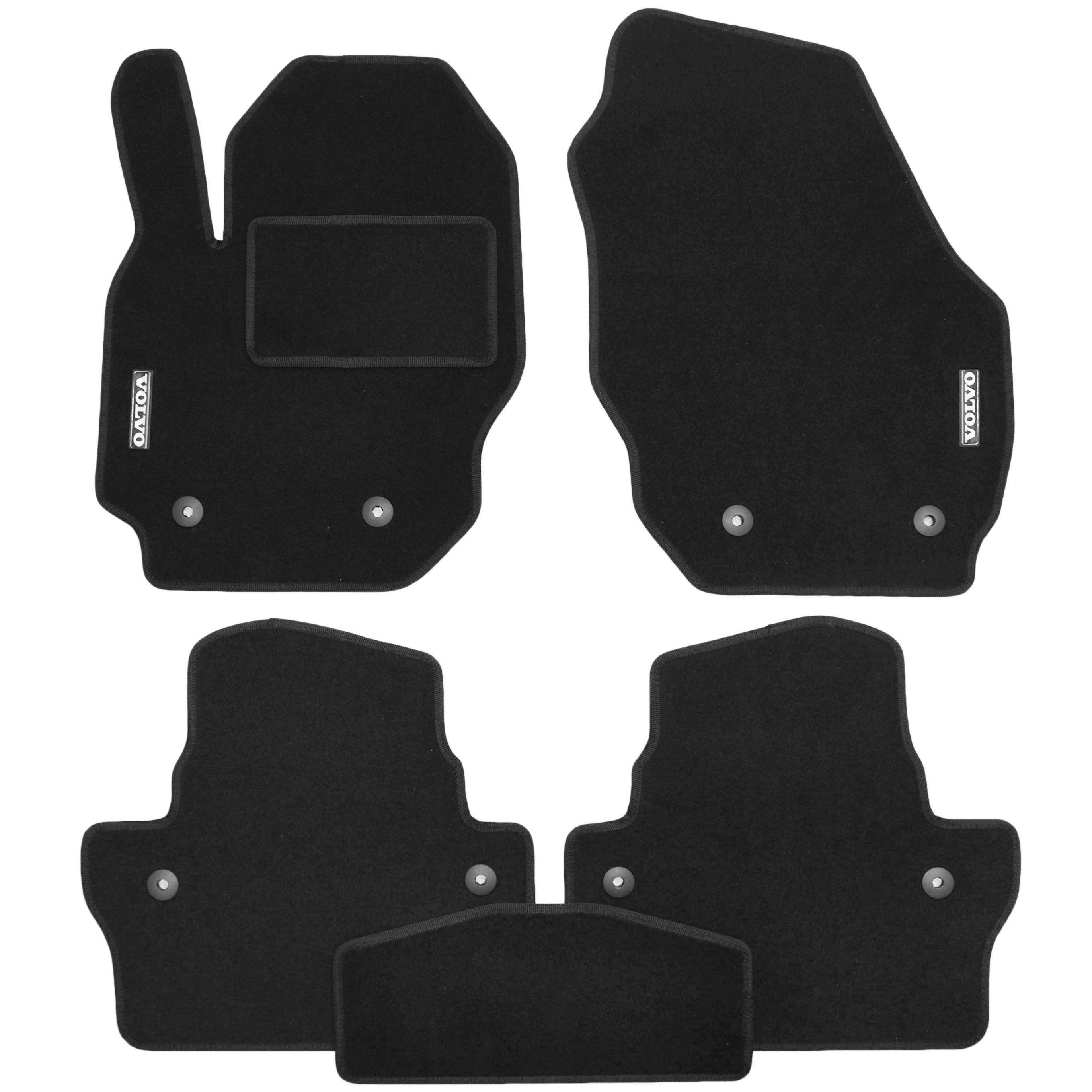 Коврики в салон для Volvo V70 '07-16 текстильные Черный (21620)