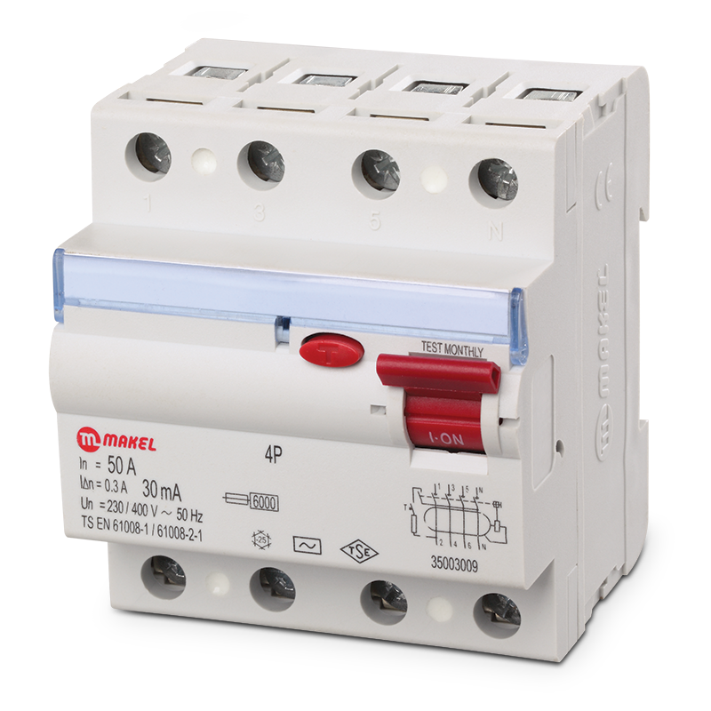 Устройство защитного отключения Makel 25А 4P 300 mA AC (35003006)