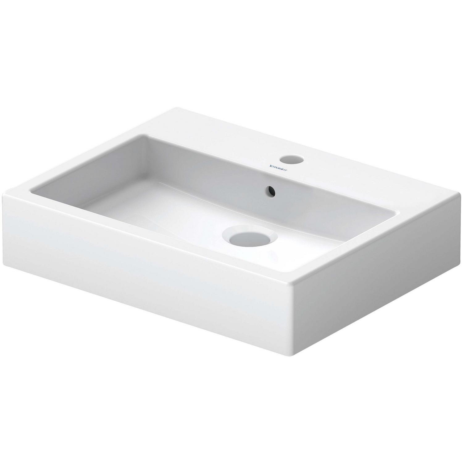 Умывальник накладной DURAVIT Vero 0452600000 595x465x175 мм Белый (112969) - фото 3