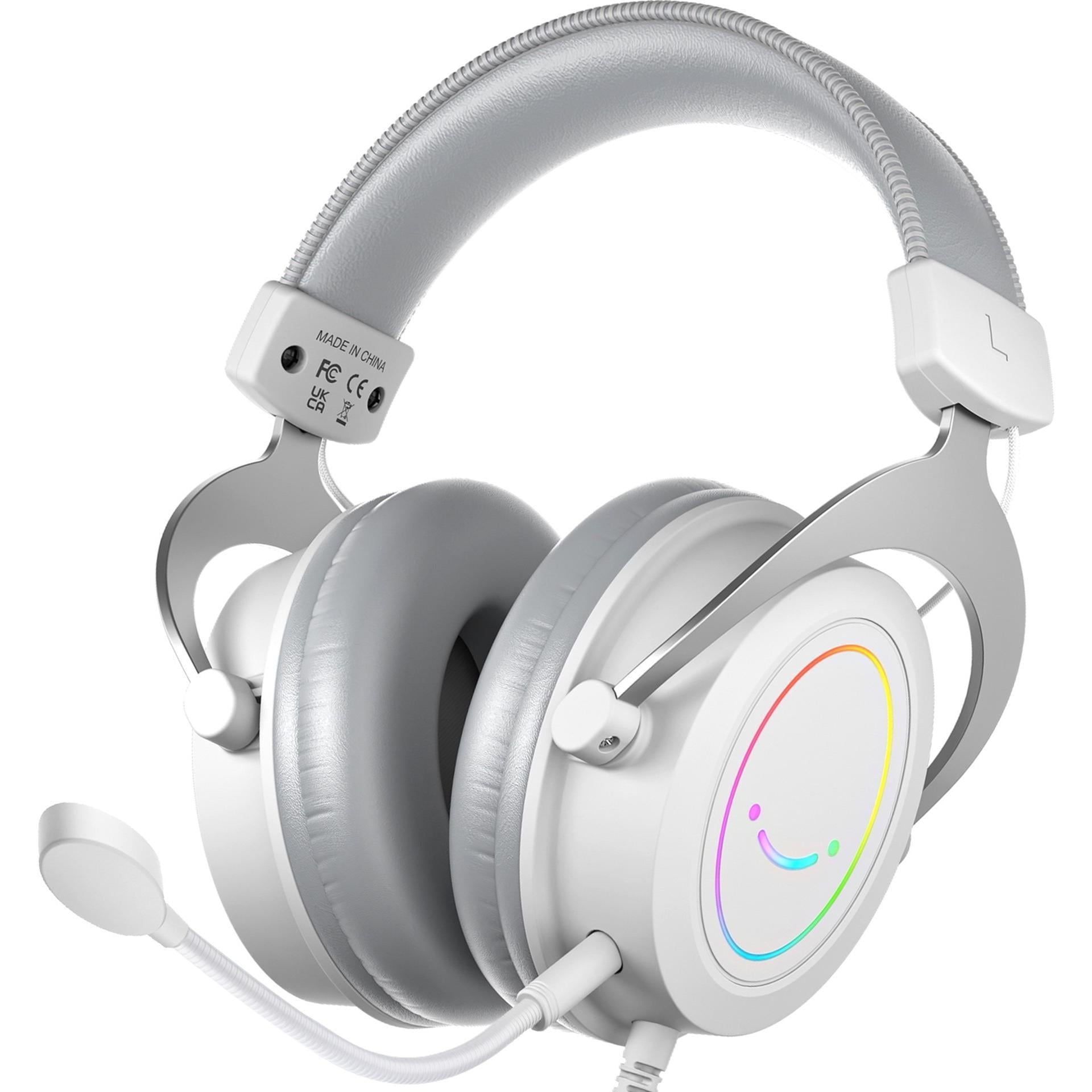 Гарнитура проводная FIFINE RGB H3W 2 м USB-A mini-jack 3,5 мм White (26074787)