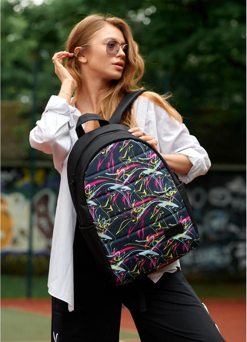Рюкзак жіночий Sambag Zard LRT Abstract Чорний (25088707) - фото 3