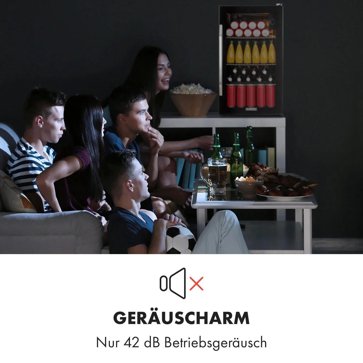 Холодильник для напитков KLARSTEIN Beersafe XXL Onyx со стеклянной дверцей 80 л (10034848) - фото 5