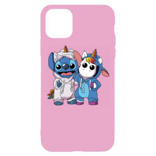 Чехол для iPhone 11 Pro Стич и единорог