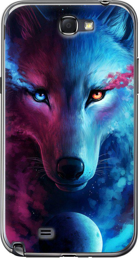 Чохол на Samsung Galaxy Note 2 N7100 Арт-вовк (3999t-17-42517) Чохол на Samsung Galaxy Note 2 N7100 Арт-вовк (3999t-17-42517)