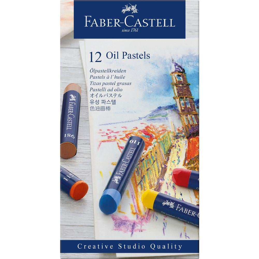 Набор масляных пастелей Faber-Castell GoldFaber 12 цветов (127012)