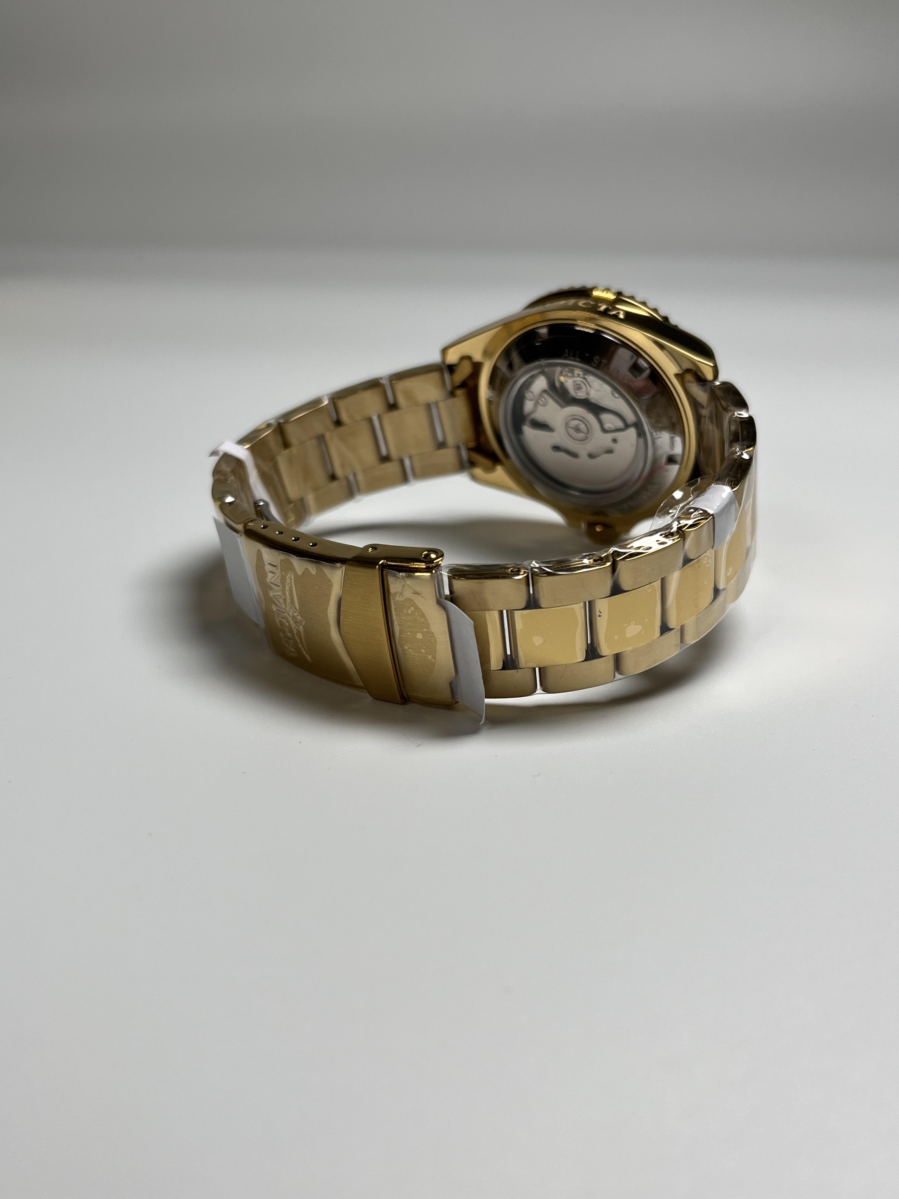 Годинник Invicta 9010OB Automatic Pro Diver Золотий (14120049) - фото 5 Годинник Invicta 9010OB Automatic Pro Diver Золотий (14120049) - фото 5