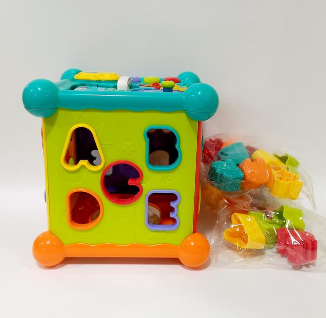 Музичний розвиваючий центр Limo Toy Куб-сортер FT 0003 на радіокеруванні - фото 2 Музичний розвиваючий центр Limo Toy Куб-сортер FT 0003 на радіокеруванні - фото 2