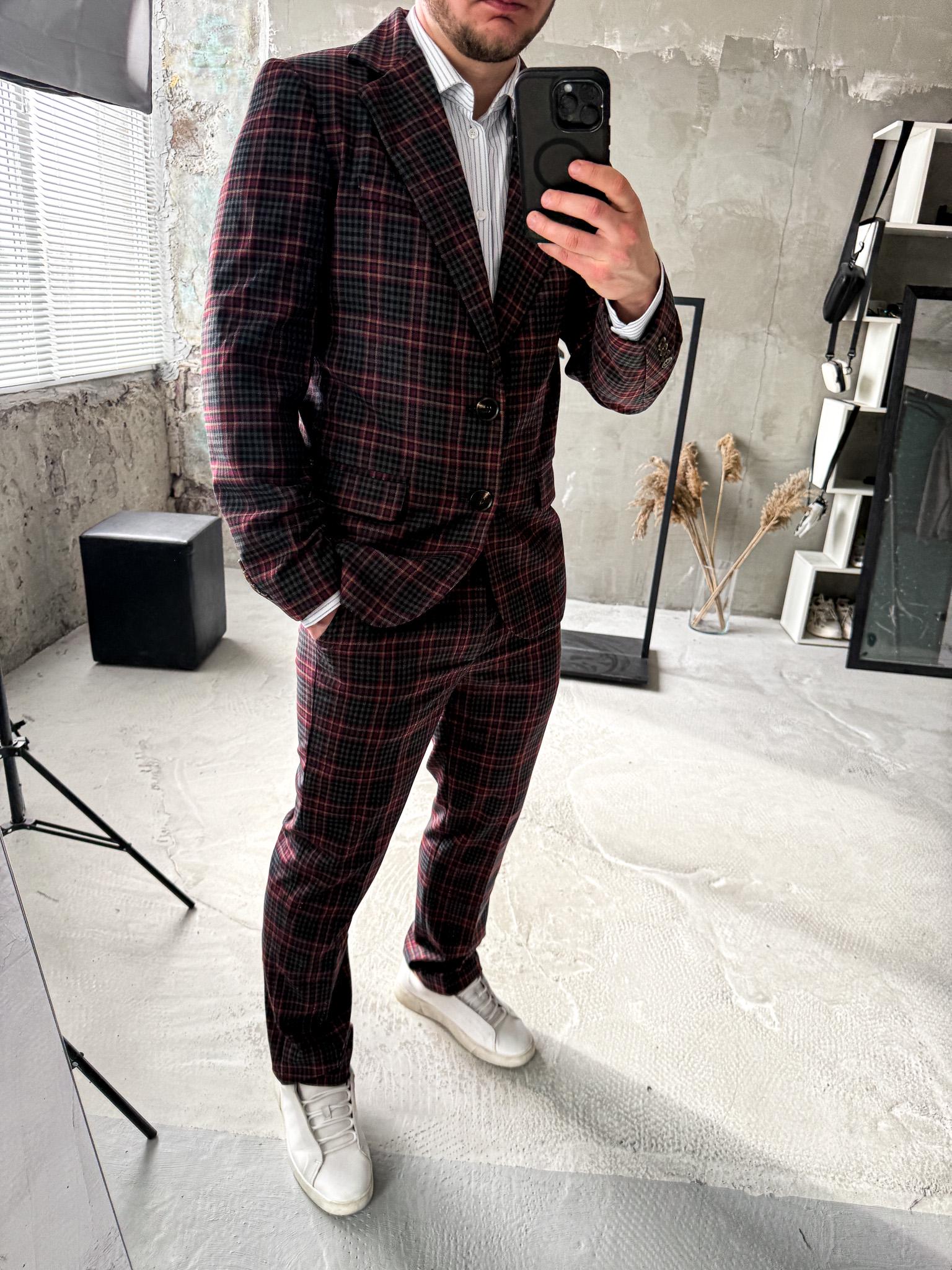 Класичний костюм 52-075 XL Чорний (38865)