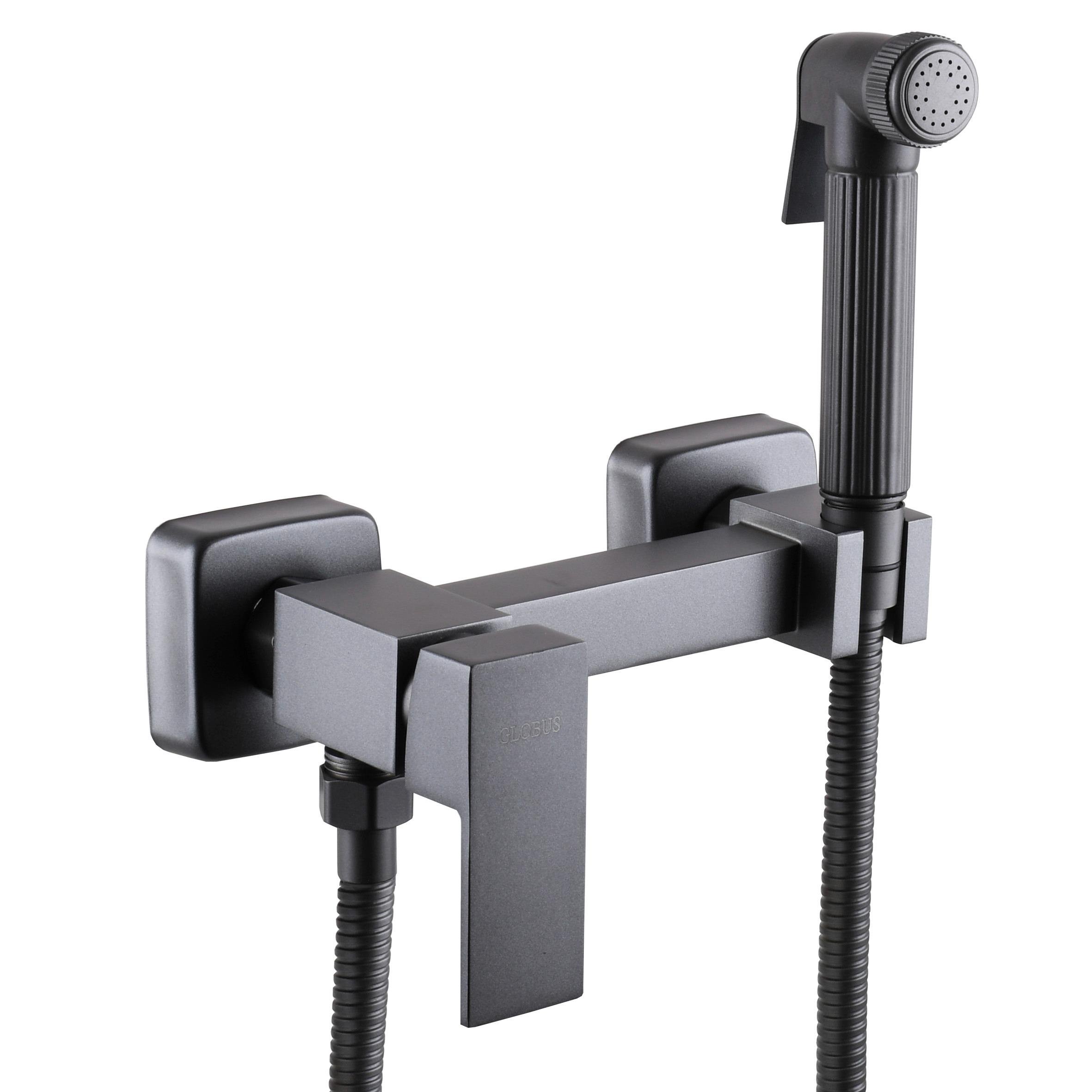 Гігієнічний душ зовнішнього монтажу Globus Lux Niagara GLN-5-106MIX-Graphite Графітовий (GLN-5-106MIX-Graphite)