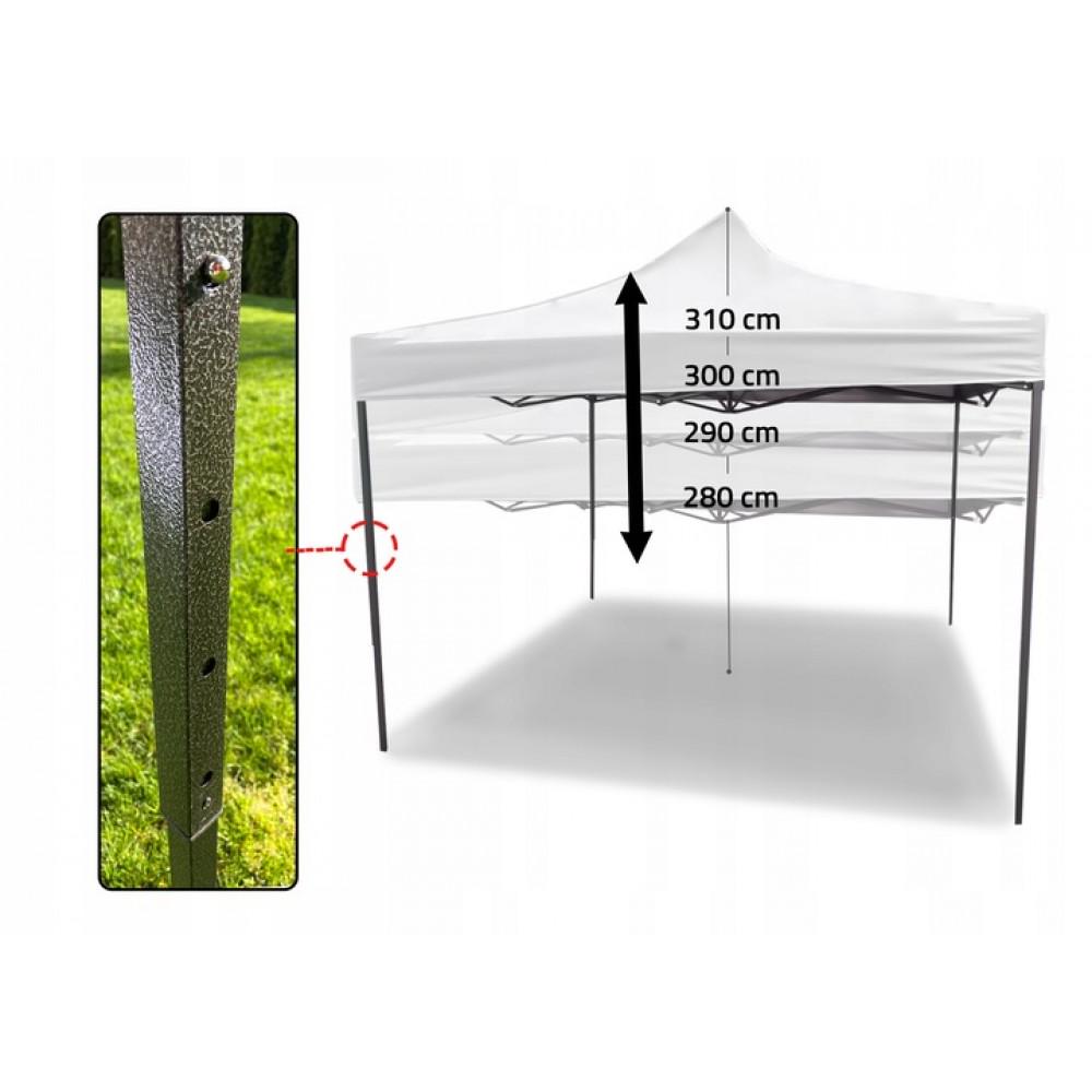 Намет павільйон розсувний Bonro B-9004 з стінками 2,9х2,9 м Чорний (42400987) - фото 9 Намет павільйон розсувний Bonro B-9004 з стінками 2,9х2,9 м Чорний (42400987) - фото 9