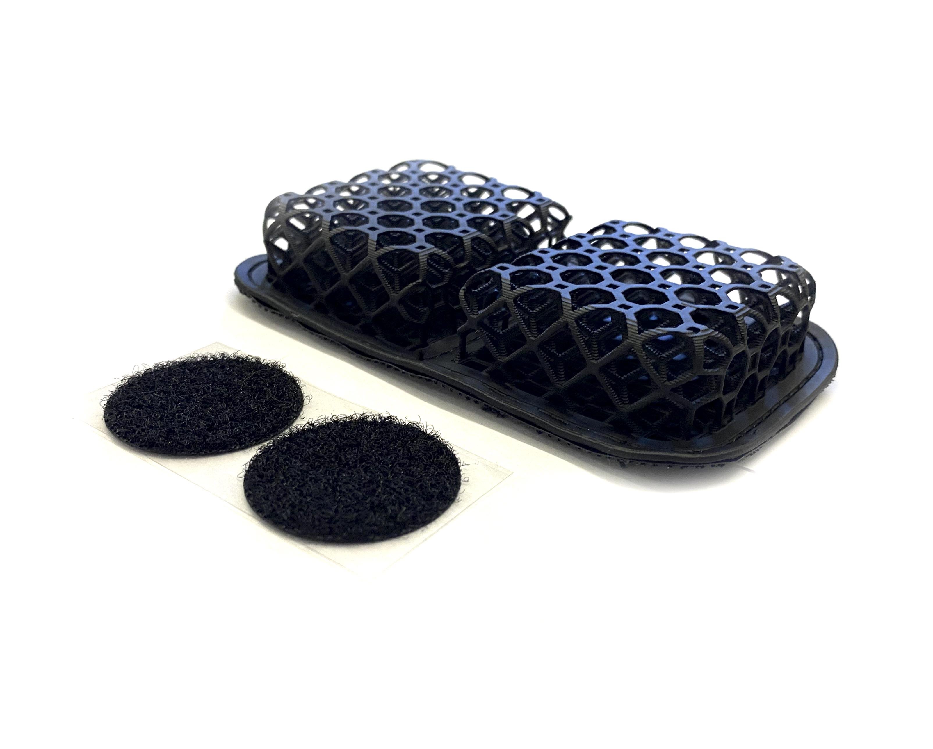 Подушечки 3Д демпферні протиударні для шоломів касок Чорний (007040)