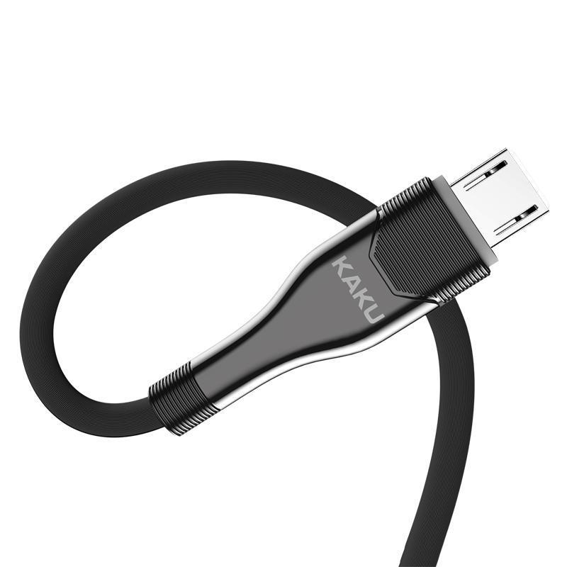 Кабель Kaku KSC223 USB Micro USB с подсветкой 1,2 м Black (2053079543) - фото 4