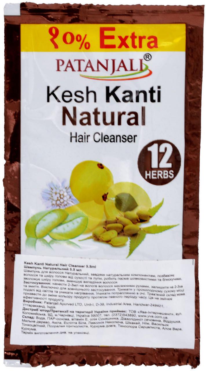 Шампунь-саше для волос Patanjali Ayurved Kesh Kanti натуральный 55 мл