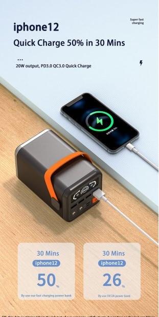 Повербанк мобільний потужний Project 2 60 000 мАч Синій (1747491111) - фото 6 Повербанк мобільний потужний Project 2 60 000 мАч Синій (1747491111) - фото 6