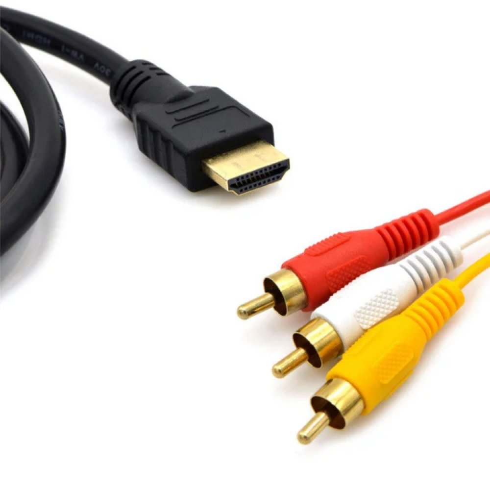 Кабель перехідник HDMI-тюльпани (1652856305)