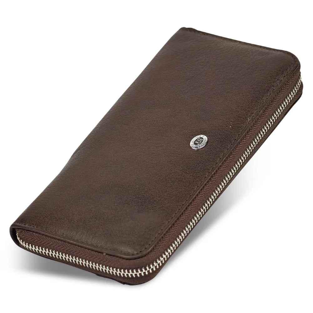 Кошелек женский из натуральной кожи ST Leather ST201 Коричневый