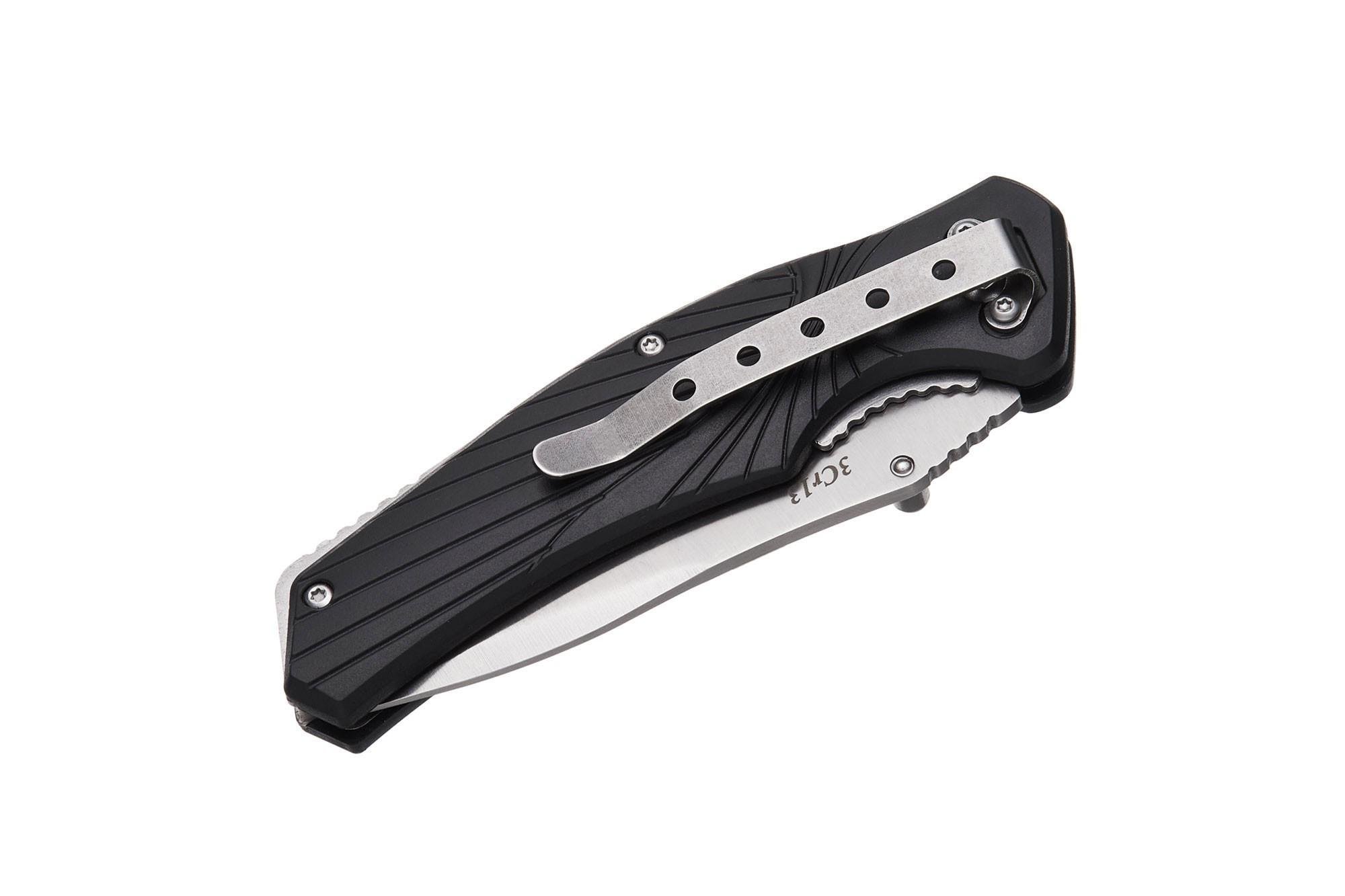 Нож складной карманный Черный с серебристым (LK23) - фото 4 Нож складной карманный Черный с серебристым (LK23) - фото 4