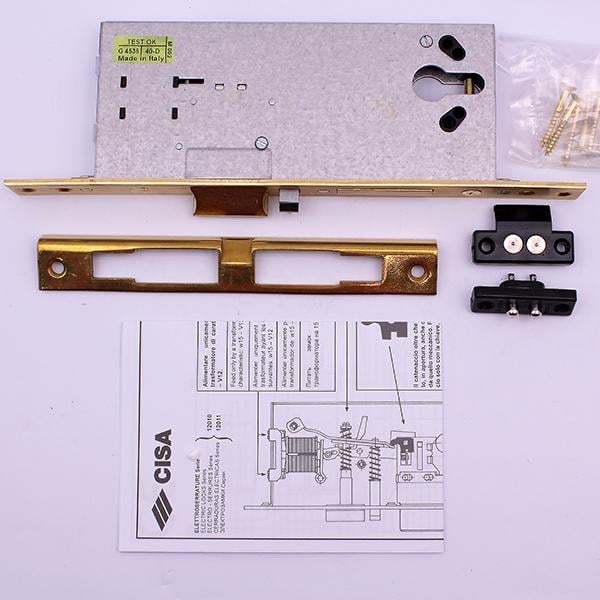 Замок дверний Cisa врізний електромеханічний (1.12011.40) - фото 4