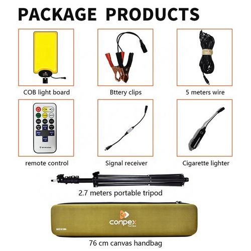 Набор для освещения CONPEX FR-21 COB RF с треногой - фото 13 Набор для освещения CONPEX FR-21 COB RF с треногой - фото 13