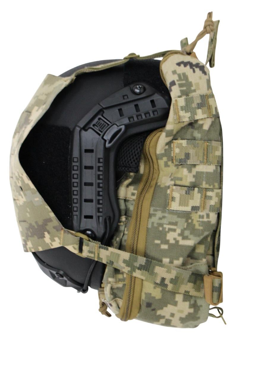 Рюкзак добовий із клапаном для шолома WS-R Warrior Spirit Піксель (3577961)