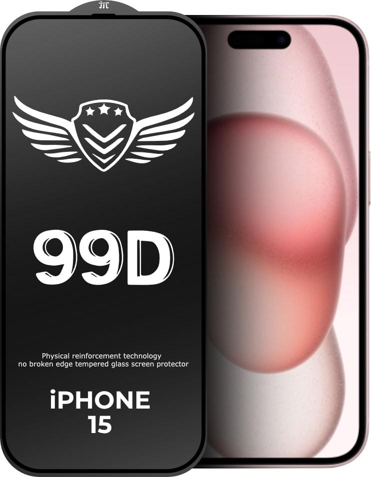 Защитное стекло FlyGuard iPhone 15 (Full Glue) (34695)