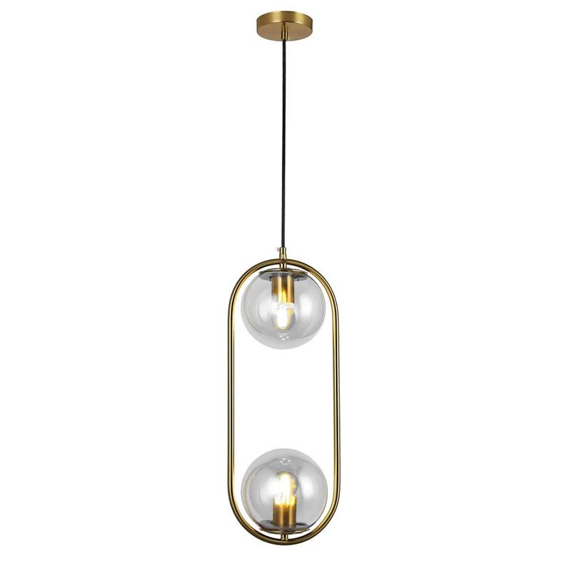 Люстра подвесная Light House LS-17189-2 BRZ+CL Бронзовый