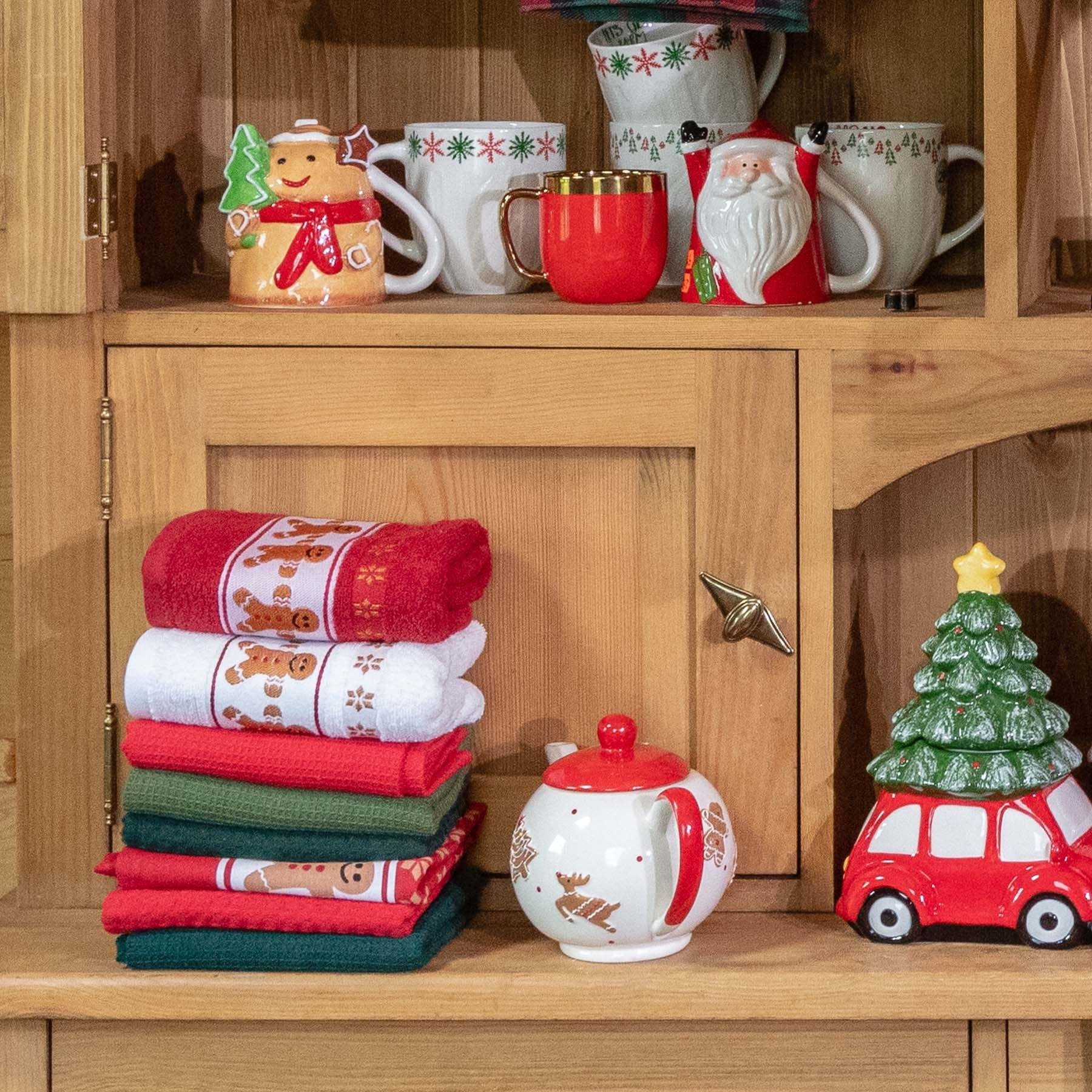 Набор полотенец кухонных Homla BISCOTTO 45x65 см 2 шт. Красный (160061) - фото 5 Набор полотенец кухонных Homla BISCOTTO 45x65 см 2 шт. Красный (160061) - фото 5