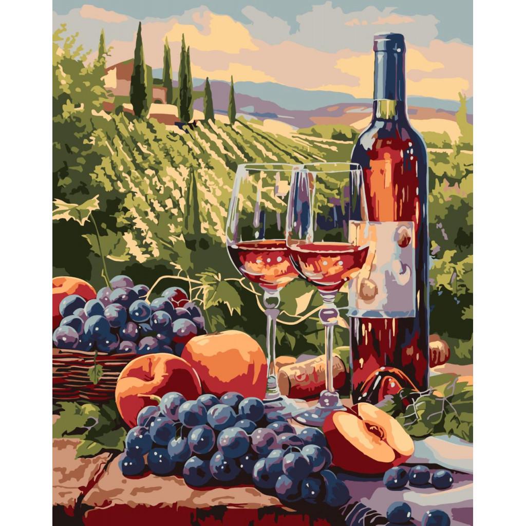 Набір для розпису по номерах Ideyka Фруктове вино КНО5702 40x50 см (MTT-193439)