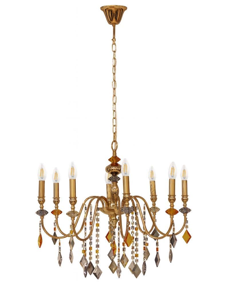Люстра Edlin PL2416-8 Vanessa E14 8x12W IP20 Золотой (36318087)