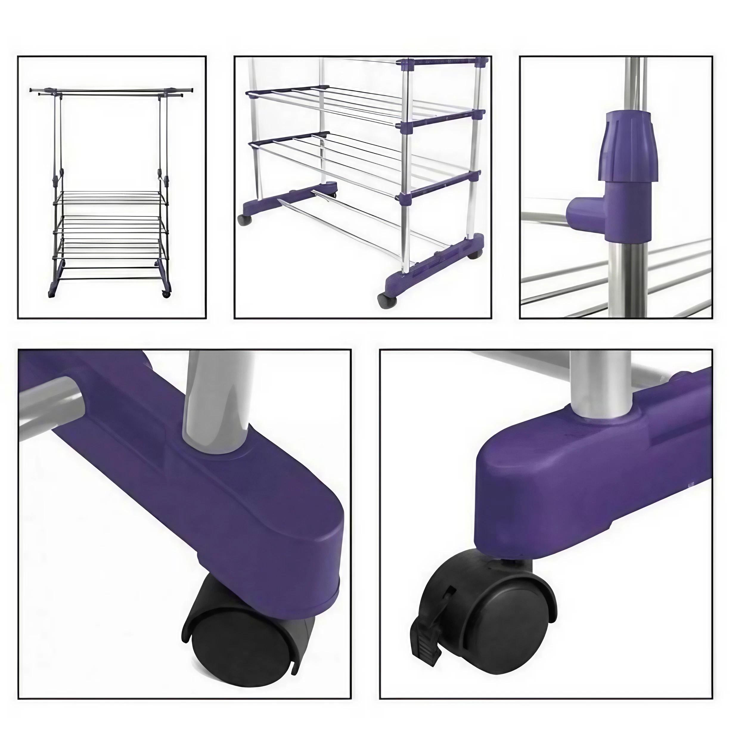 Стойка для одежды с полками для обуви (krm MA618) - фото 3 Стойка для одежды с полками для обуви (krm MA618) - фото 3