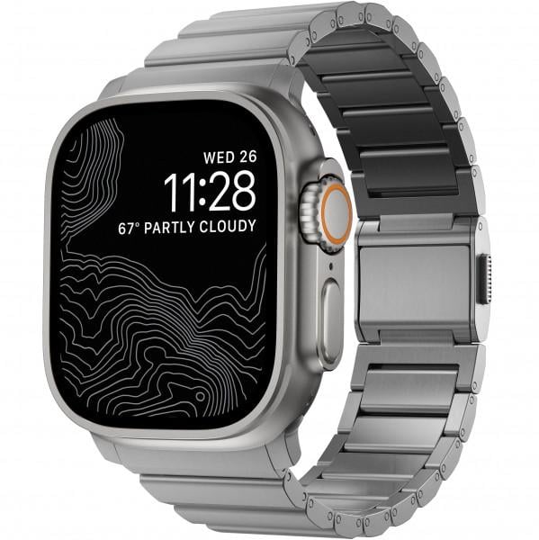 Ремешок Nomad Titanium Band Natural для Apple Watch 49 мм/45 мм/44 мм (NM1A4HSXT0)
