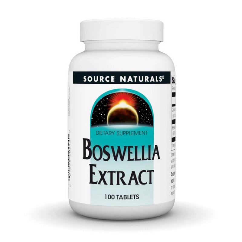 Босвелія екстракт Source Naturals Boswellia Extract 375 мг стандартизований 100 табл.