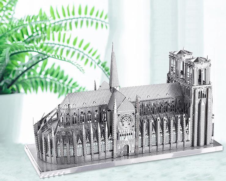 Колекційна модель PIECECOOL NOTRE DAME CATHEDRAL PARIS P016-S Silver - фото 2 Колекційна модель PIECECOOL NOTRE DAME CATHEDRAL PARIS P016-S Silver - фото 2