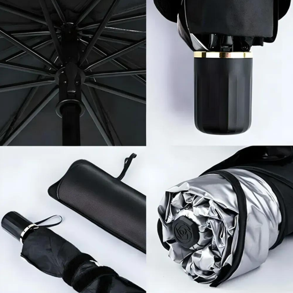 Парасолька автомобільна на лобове скло в чохлі 130х75 см (26071606) - фото 5 Парасолька автомобільна на лобове скло в чохлі 130х75 см (26071606) - фото 5