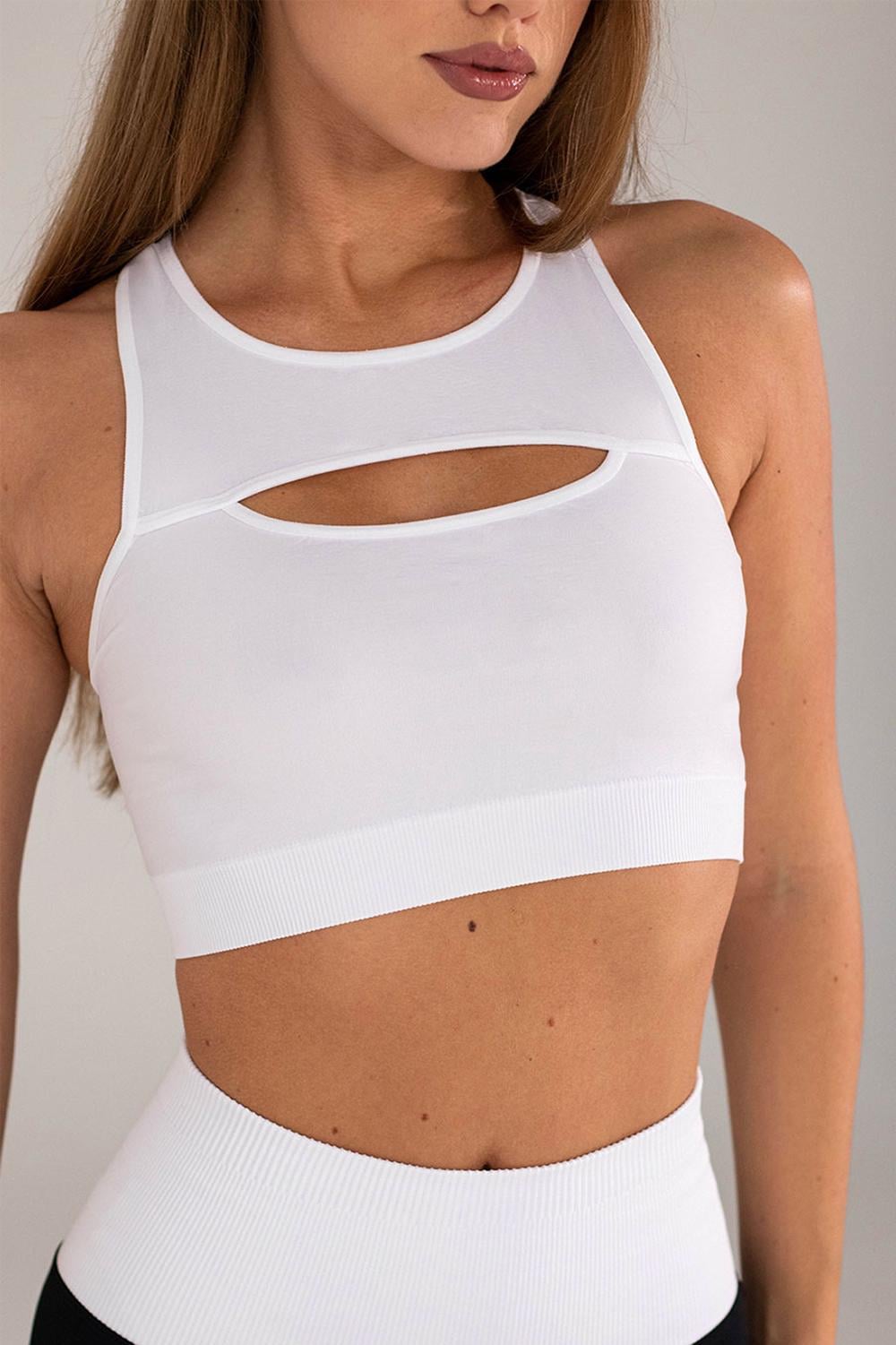 Топ женский бесшовный Giulia FLEX TOP ENERGY XXS/XS White/White (31886491)