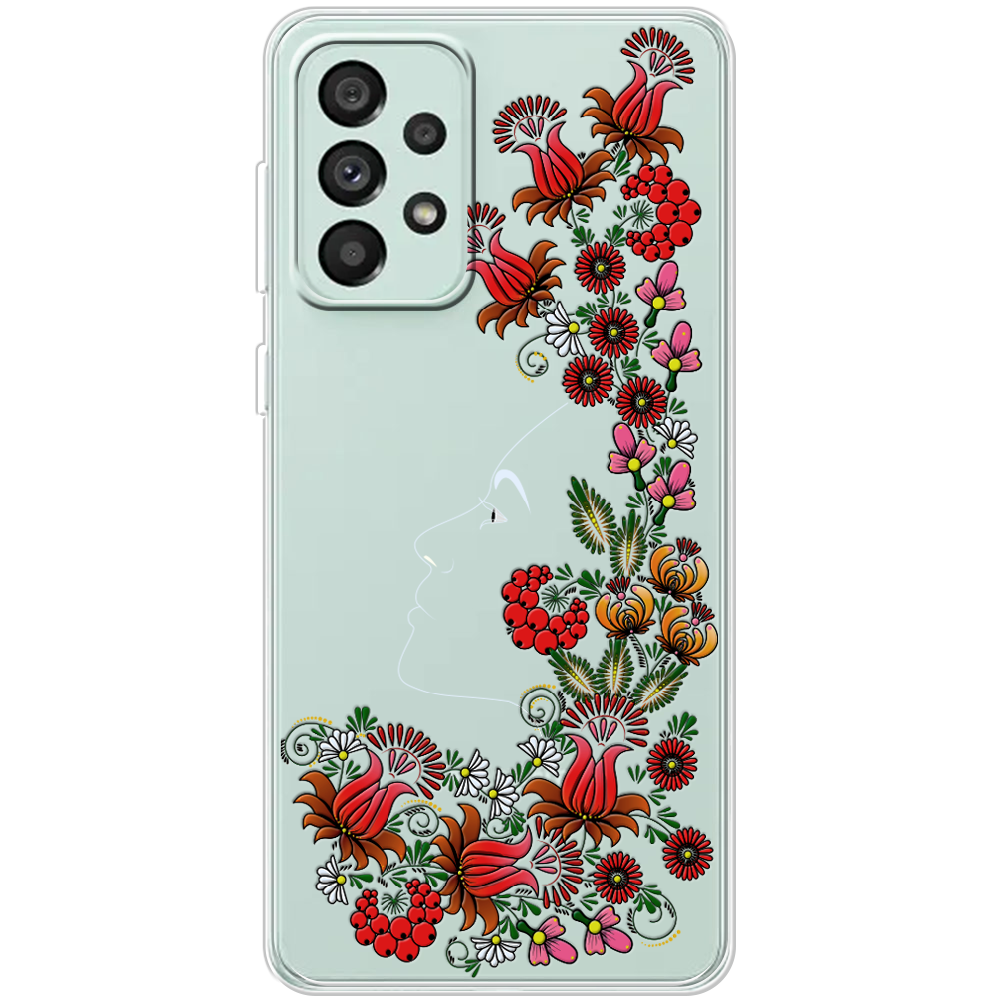 Чехол BoxFace Samsung Galaxy A33 5G (A336) 3D Ukrainian Muse Прозрачный силикон (44140-bk64-44140)