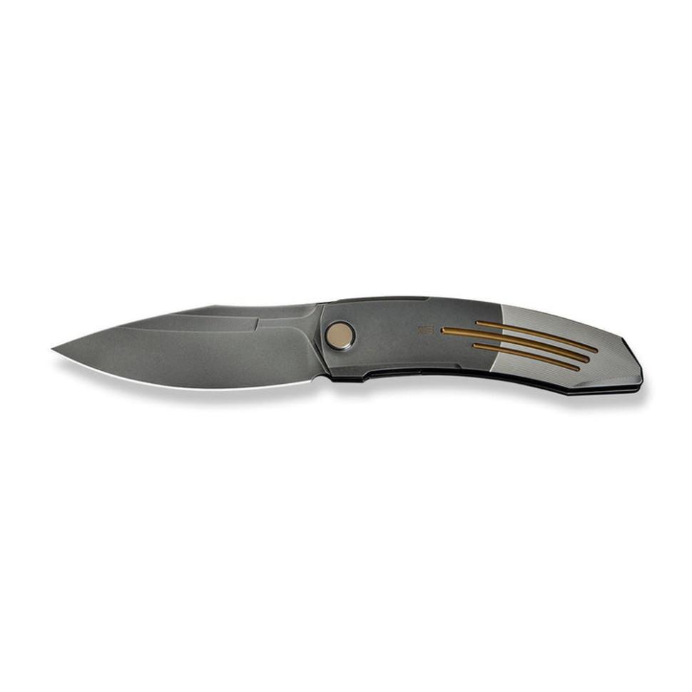 Туристичний ніж кишеньковий складаний Weknife Sine Wave WE23069B-3 Dark Grey (54649) - фото 3 Туристичний ніж кишеньковий складаний Weknife Sine Wave WE23069B-3 Dark Grey (54649) - фото 3