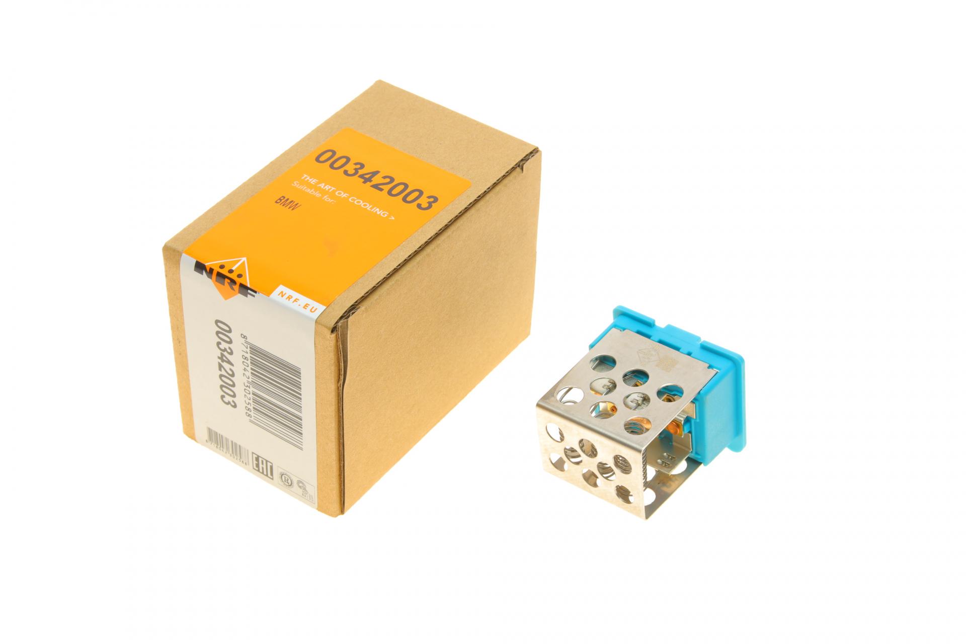 Реостат пічки BMW 5 E34 87-95 (342003 NRF)