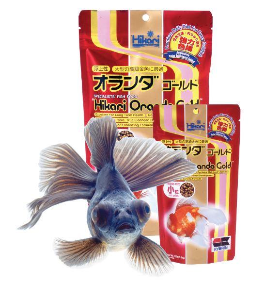 Корм Hikari Oranda Gold Mini для премиум золотых рыб 8+ см с наростами на голове 2,7-3,0 мм/100 г плавающий (05620) - фото 3 Корм Hikari Oranda Gold Mini для премиум золотых рыб 8+ см с наростами на голове 2,7-3,0 мм/100 г плавающий (05620) - фото 3