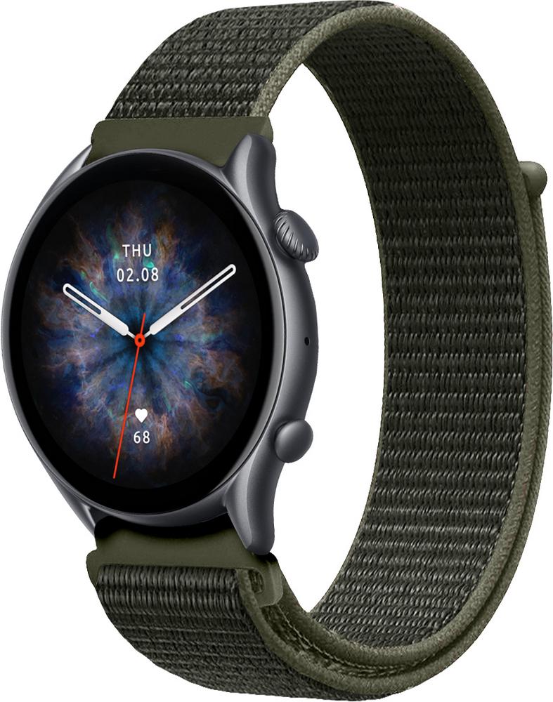 Ремешок нейлоновый Sport Loop для Amazfit GTR 3 Khaki (17277-17)